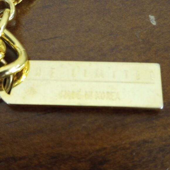 The Limited Y2K Gold Charm Chunky Statement Belt